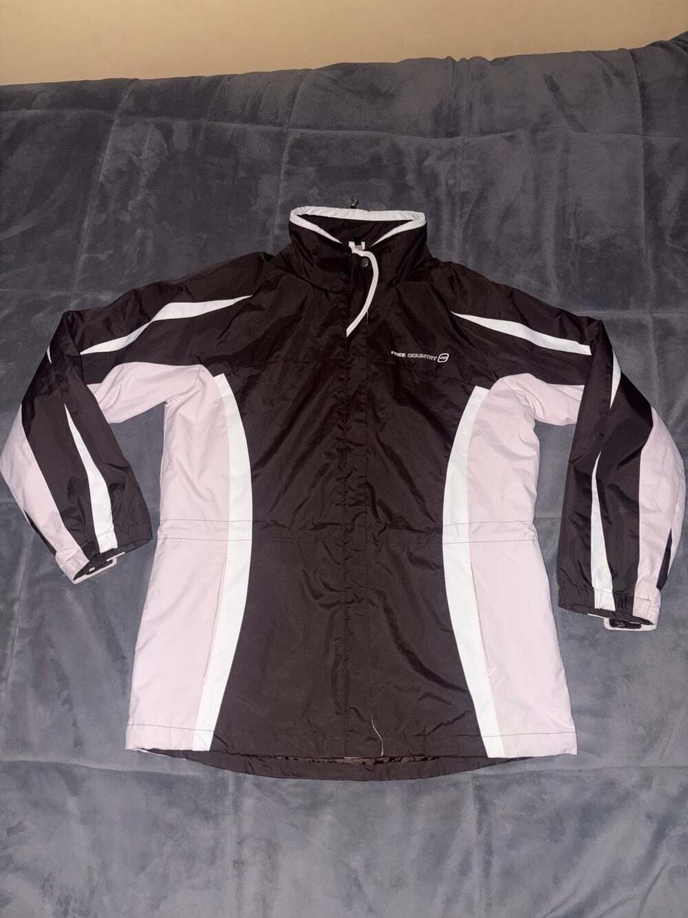 Free Country Radiance Jacket Size S Brown Pink Ski Coat